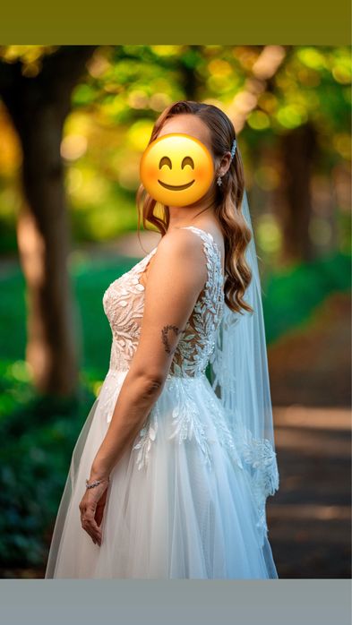 Sprzedam suknię ślubną litera A