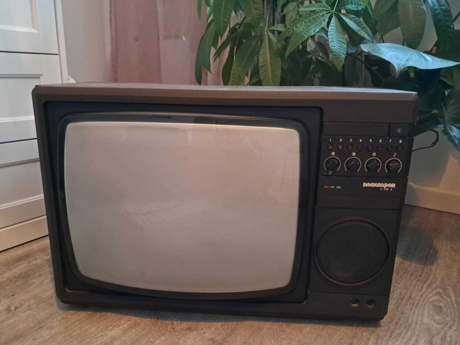 Telewizor Elektron C-382D • ZSRR • Sprawny • Retro vintage PRL
