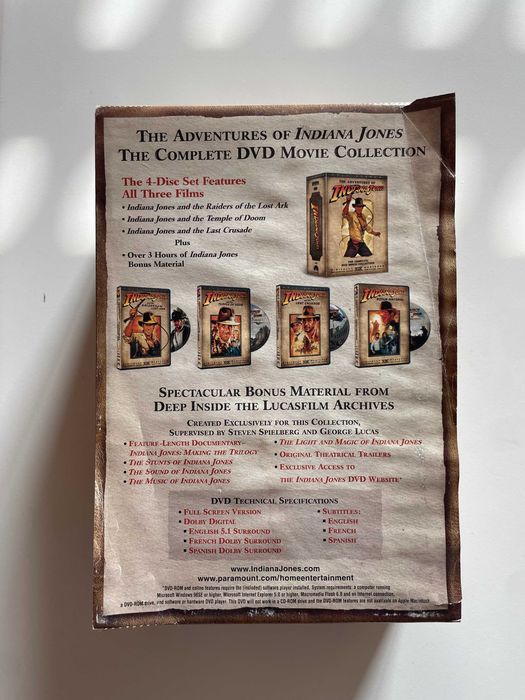 The Adventures of Indiana Jones: The Complete DVD Movie Collection (Full Screen Edition) [DVD]