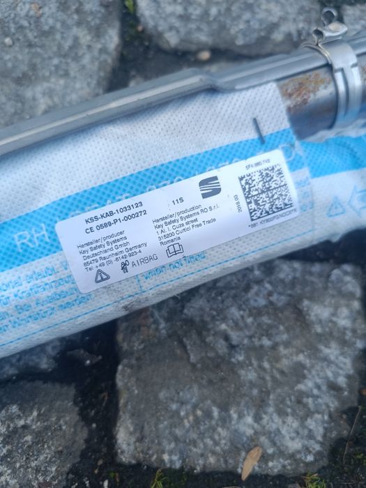Airbag cortina Leon 5f cupra
