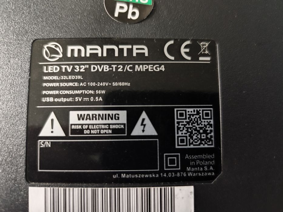 Telewizor LED Manta 32"