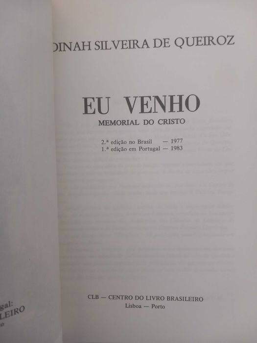 Memorial do Cristo - Dinah Silveira de Queiroz