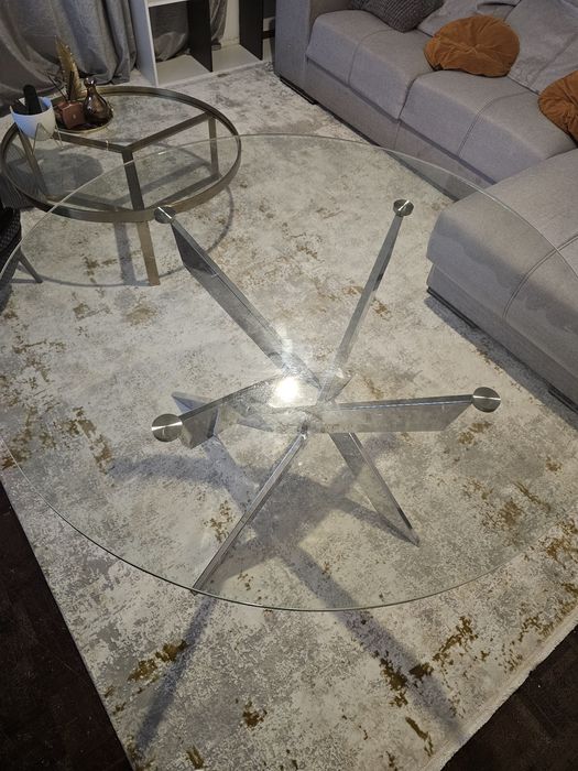 5 cadeiras de veludo cinza