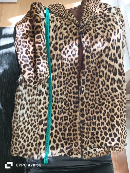 Casaco Leopardo vintage, feito á medida