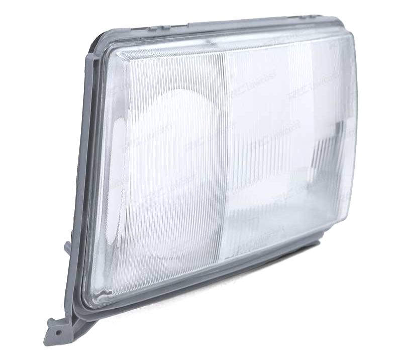 VIDRO FAROL FRONTAL ESQUERDO PARA MERCEDES W124 89-93