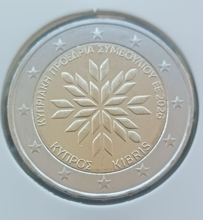 Chipre 2026 - Moeda 2 €  Presidência U. E.