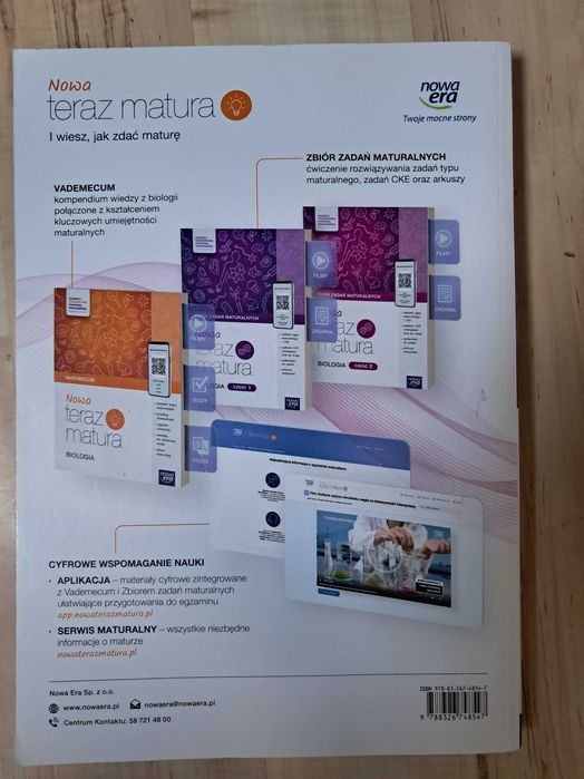NOWA Teraz Matura Zbiór Zadań Maturalnych Biologia cz.2