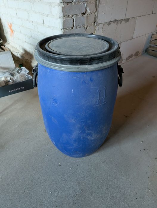 Beczka plastikowa z deklem 60L adr UN nowa