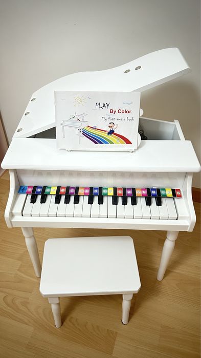 Piano de cauda infantil 30 teclas e banco