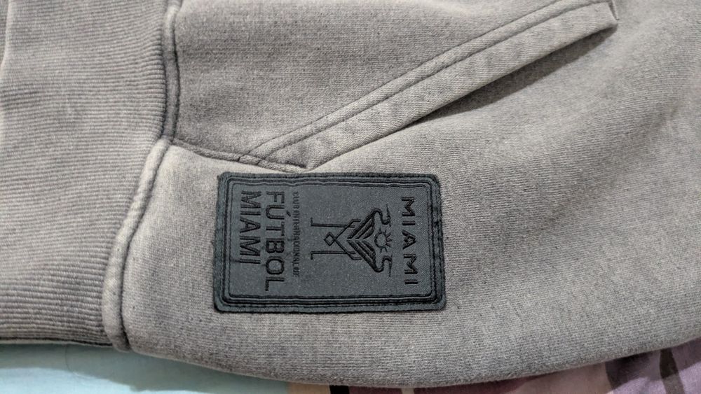 Hoodie Inter Miami CF acid washed