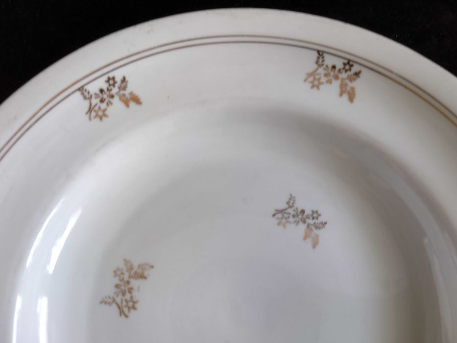 PRL- Chodzież Talerze Obiadowe głębokie