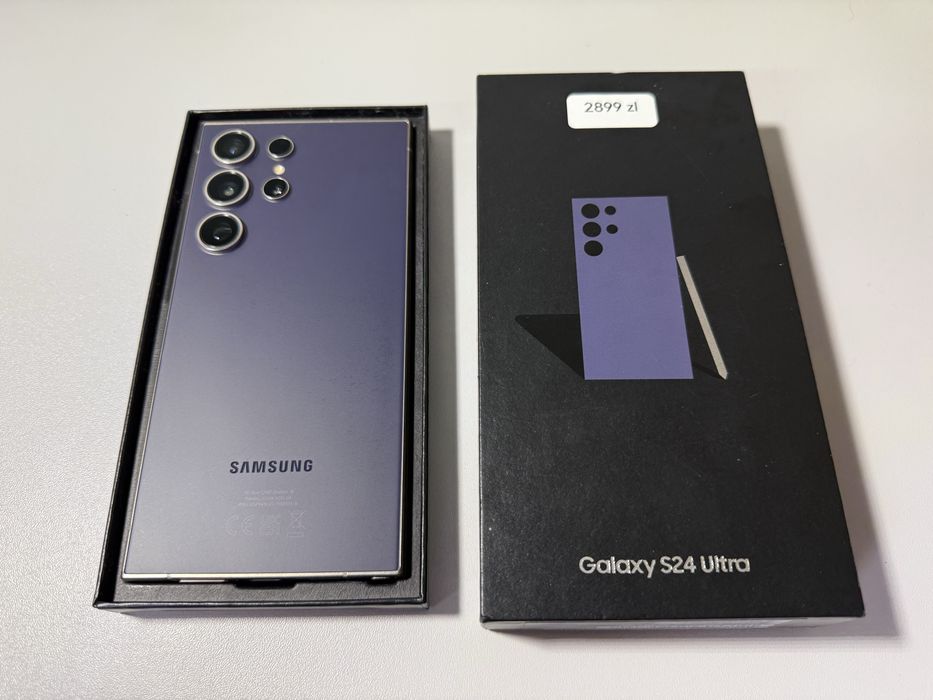 SAMSUNG s24 ultra 5G 256/12 GB fioletowy/BEZ Rat/ Wrocław sklep