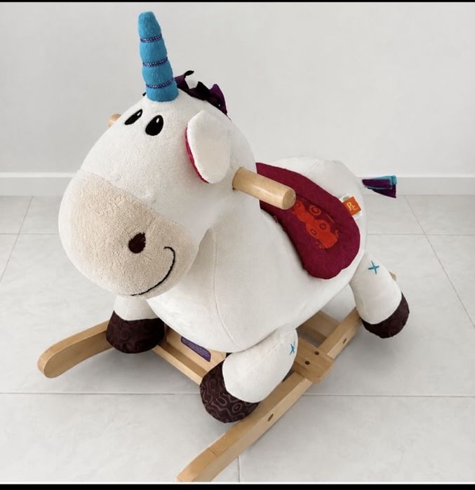 Cavalinho de madeira de baloiço -  B.TOYS