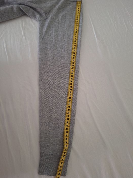 Golf męski -wełna, akryl M  szary