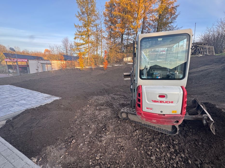 Usługi minikoparką