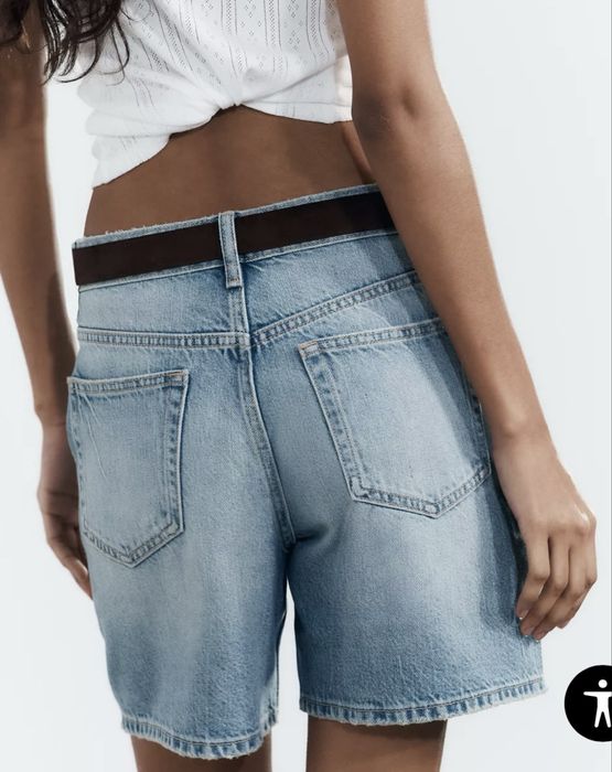 Джинсові шорти зара zara 34