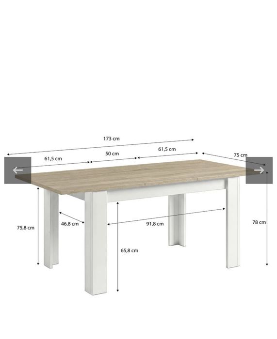 Mesa de jantar extensivel