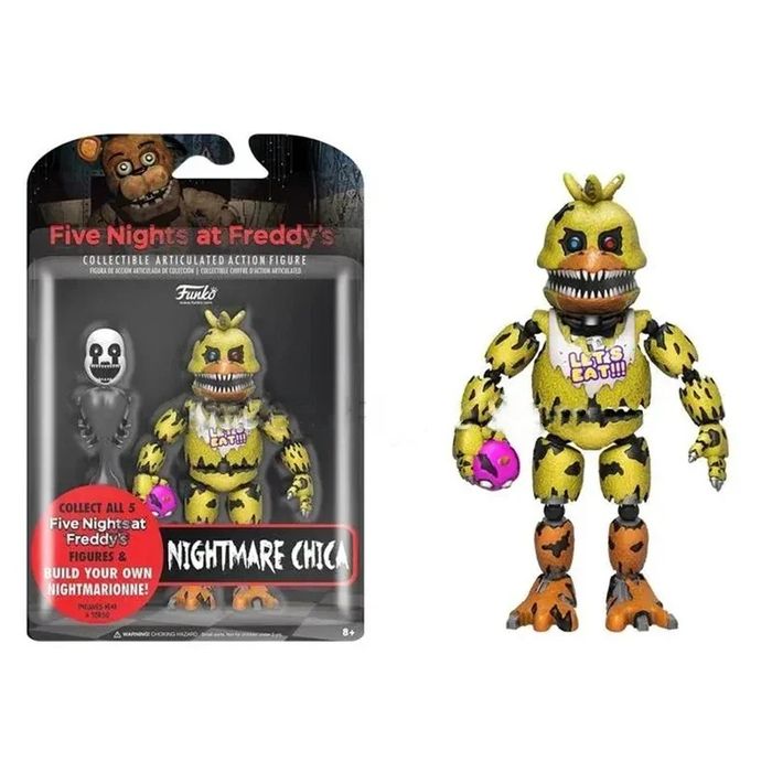 FNAF  nightmare bonecos