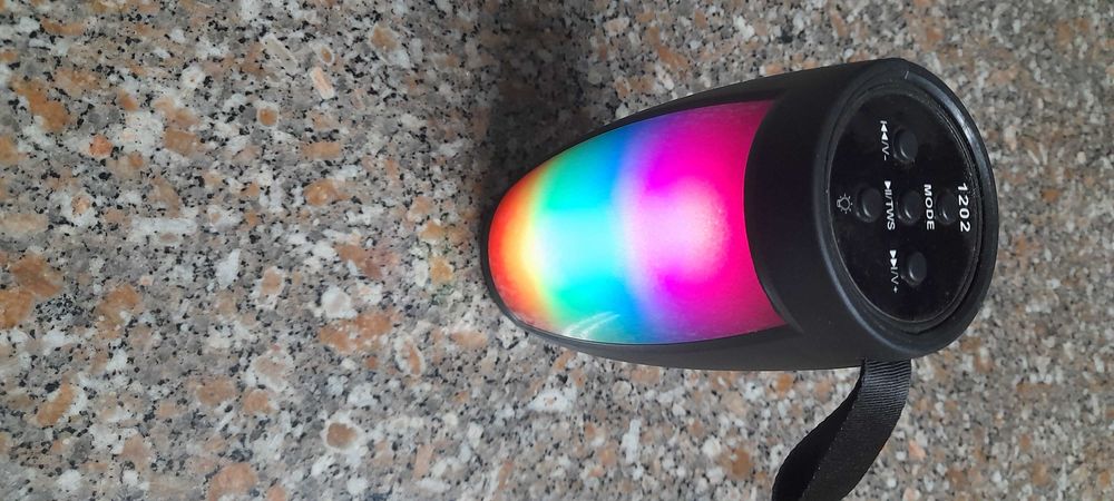 coluna de som portátil