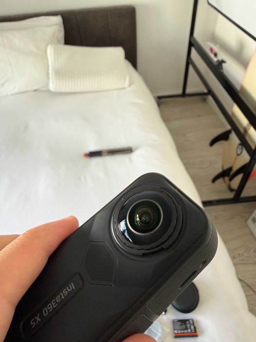 Câmara 360 Insta360 X5 com acessórios