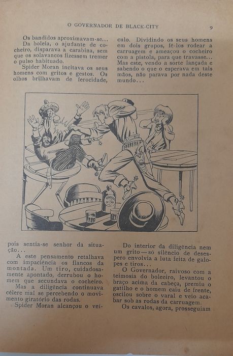 Aventuras de Dinamite Joe - Banda desenhada antiga