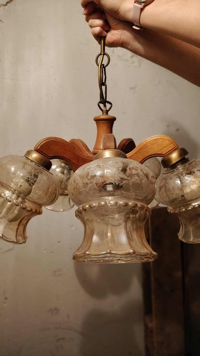 Żyrandol pięcioramienny sprzedam