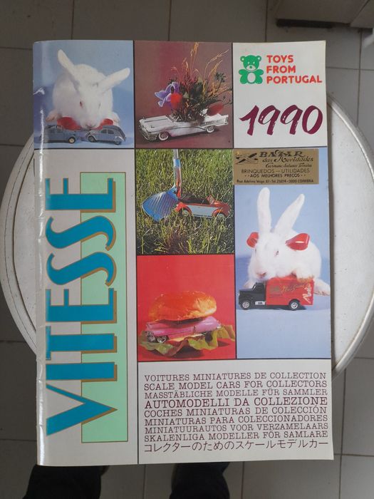 Catálogo das miniaturas vitesse de 1990