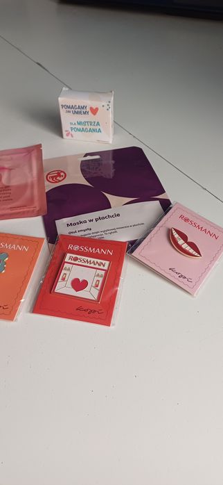Rossman-pin ,charms ,świeczka itp