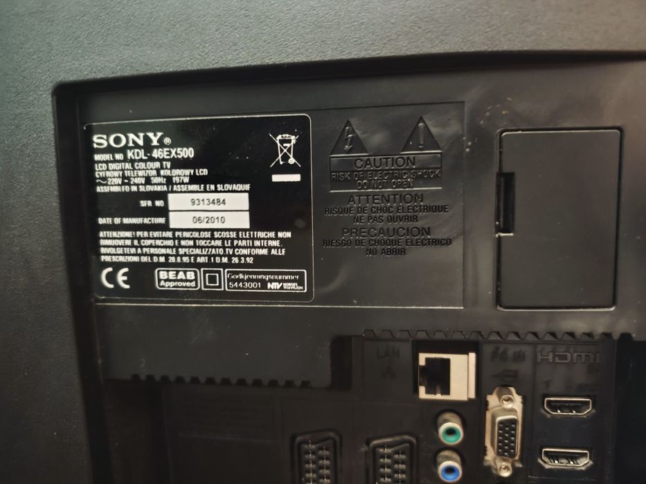 Tv Sony KDL-46EX500