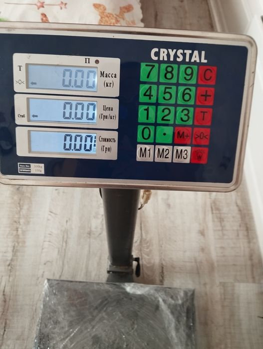Ваги товарні електронні Crystal (300 кг / 100 г)