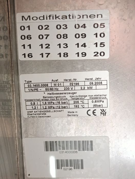 WMF Presto 1400-Profesjonalny Expres do kawy