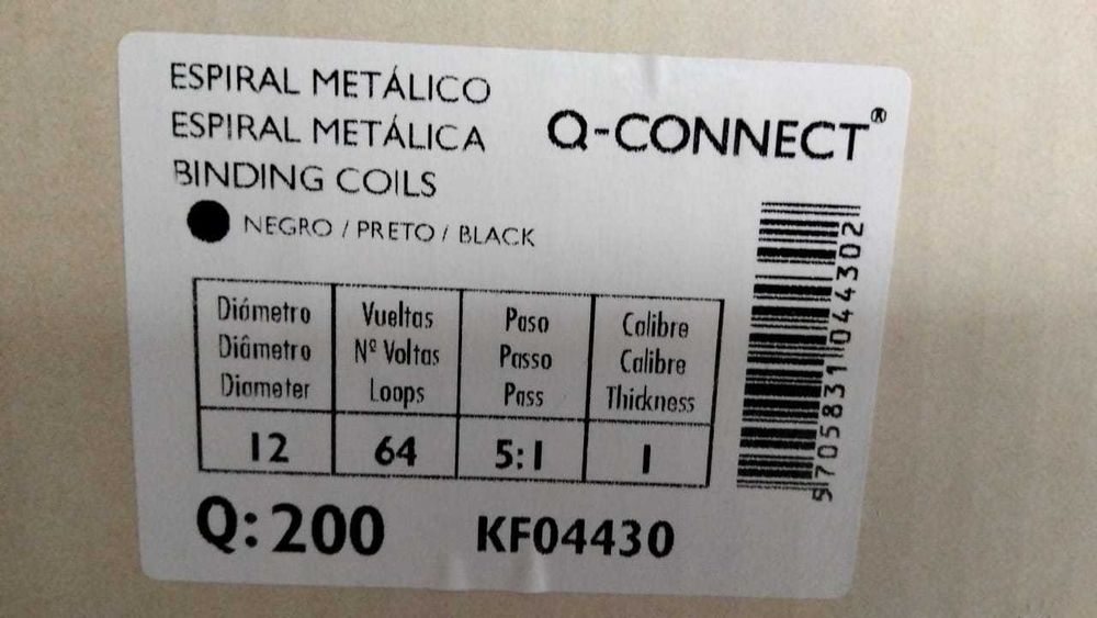 Argolas Espirais para Encadernação