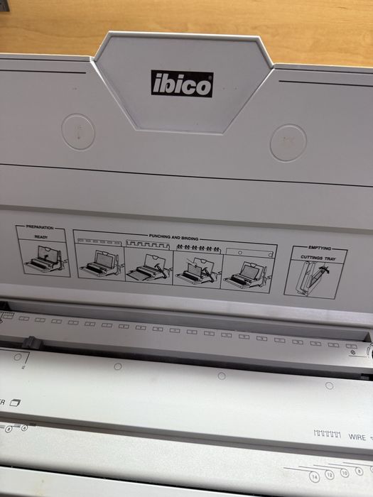 Bindownica elektryczna IBICO ibimaster 400e + grzbiety drut i plastik