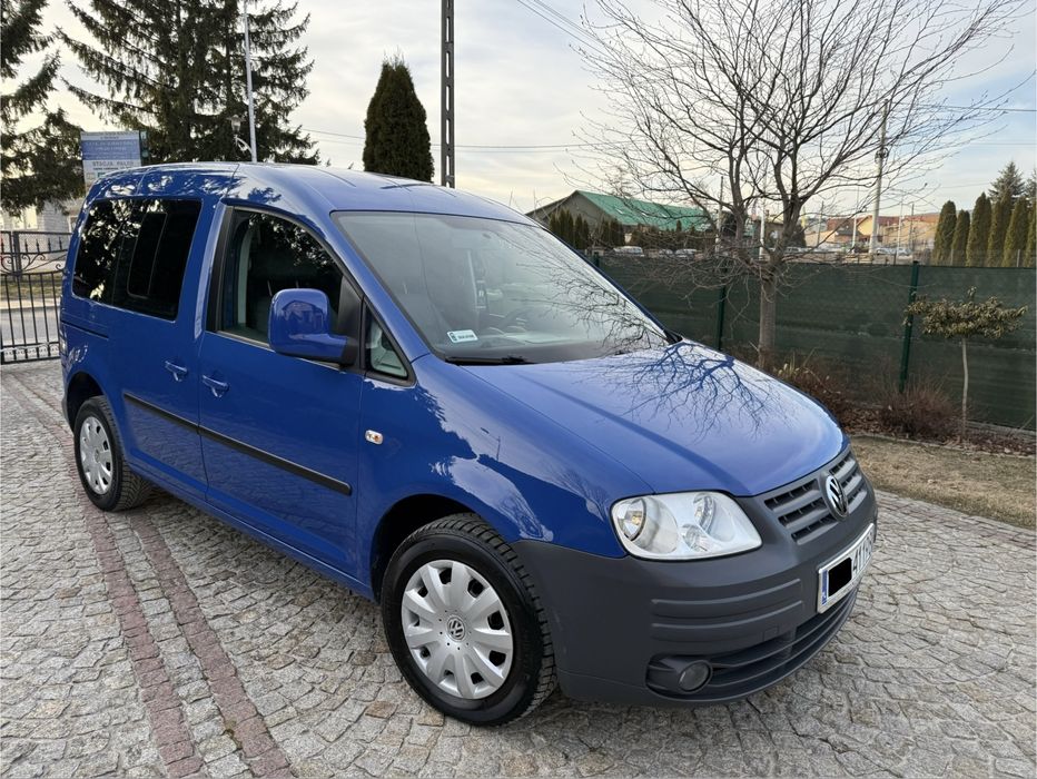 Volkswagen Caddy LIFE 1.9TDI 105Koni 2008Rok *Oryginalny Lakier* 1Wł