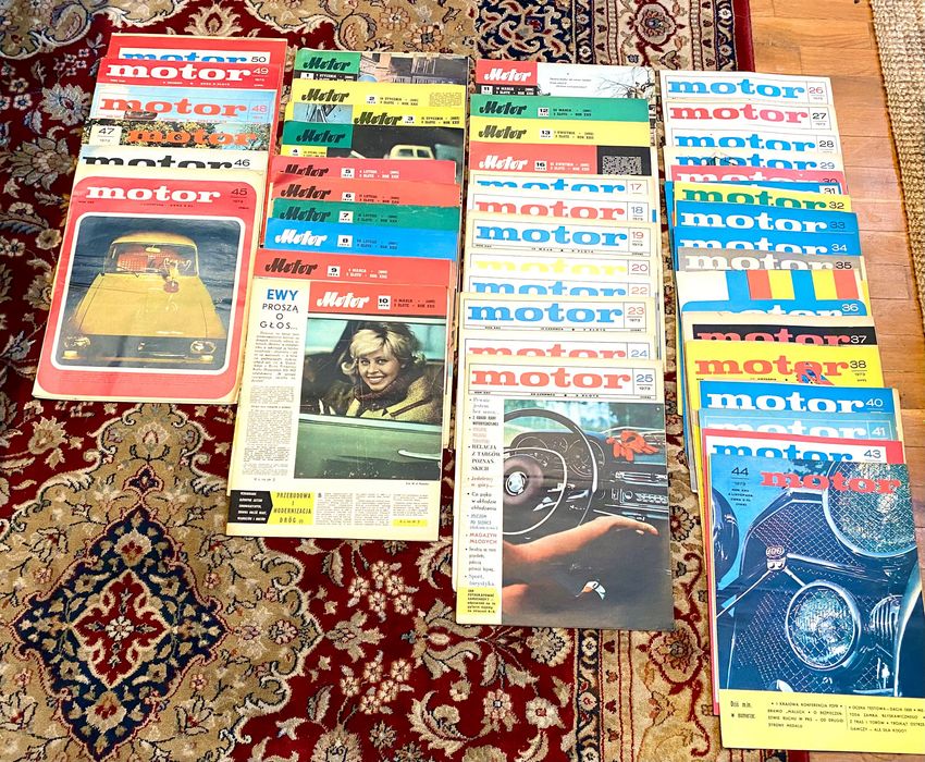Czasopismo Motor 72, 73,,74,75