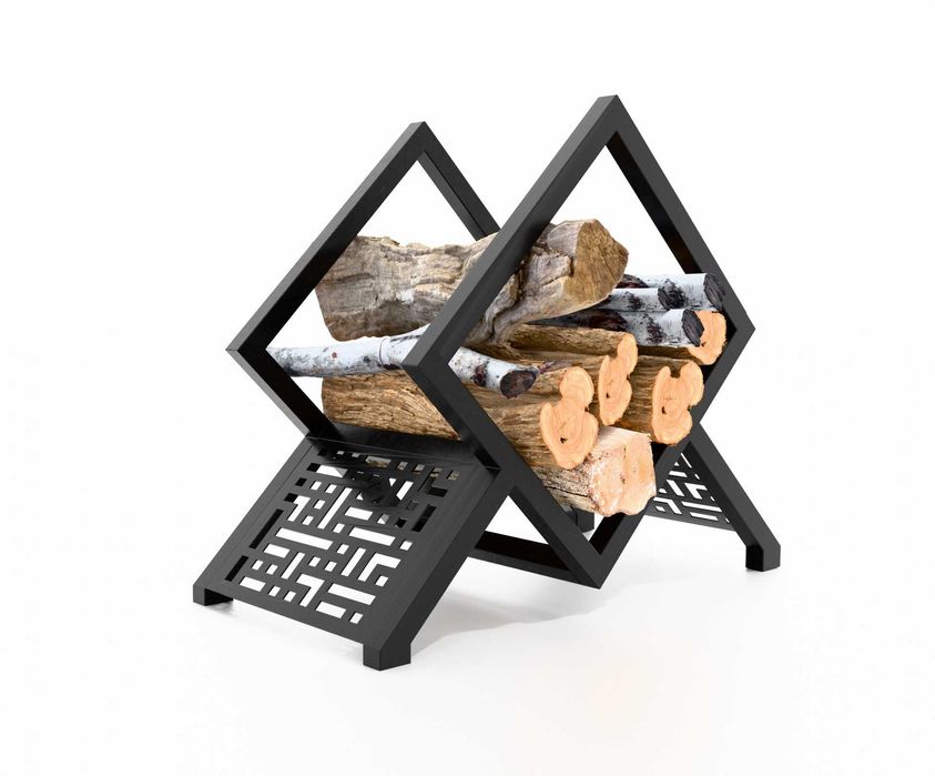 Stojak na drewno kominkowe
