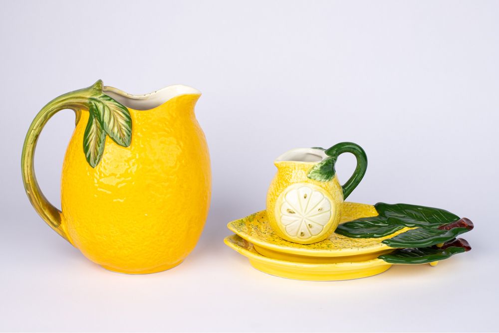 Ceramika włoska mlecznik cytryna vintage