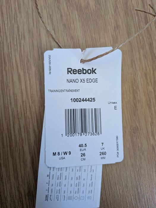 Reebok Nano X5 Edge