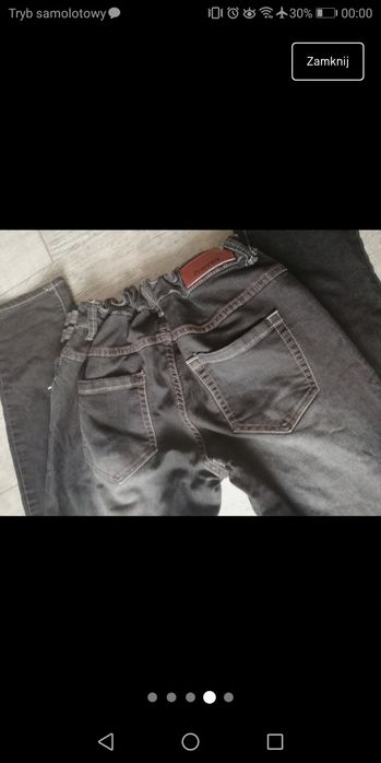 Spodnie ciążowe jeansy