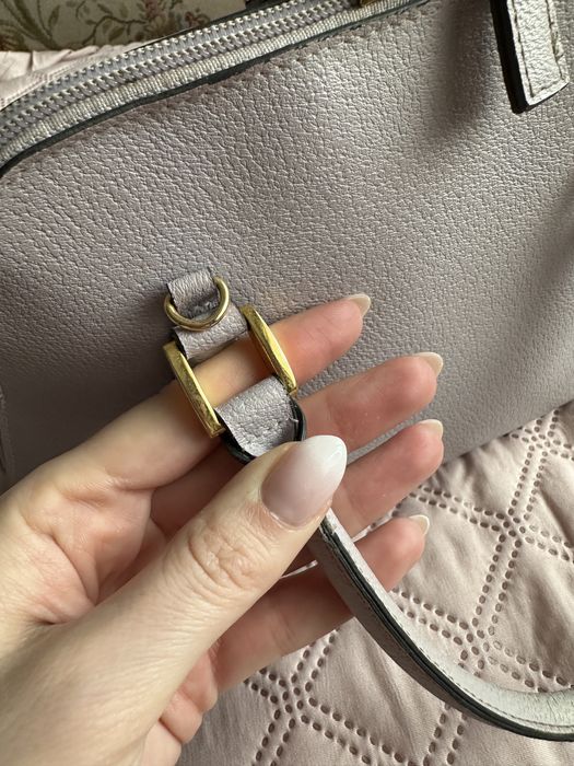 Torebka kuferek liliowa