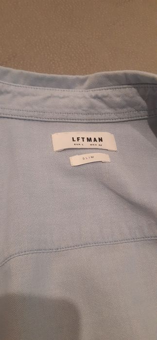 Camisa de homem azul bebé