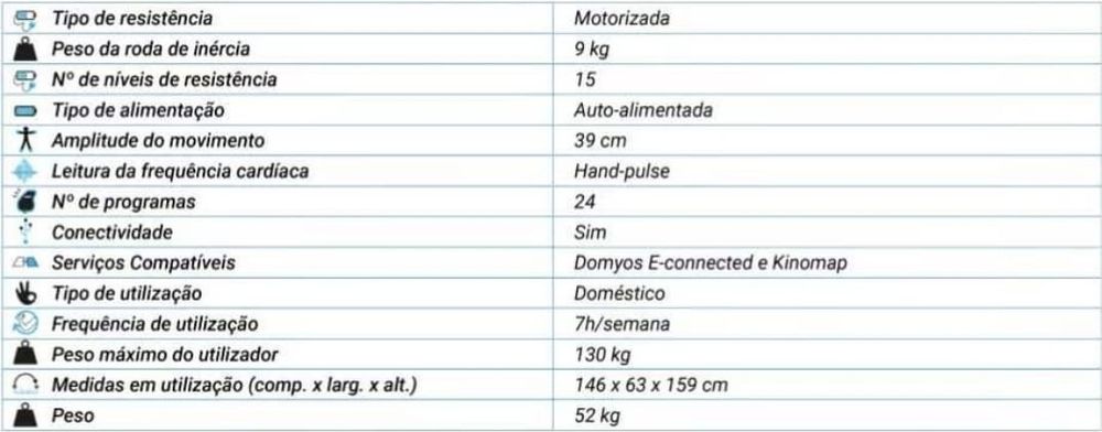 Bicicleta Elíptica Domyos EL520