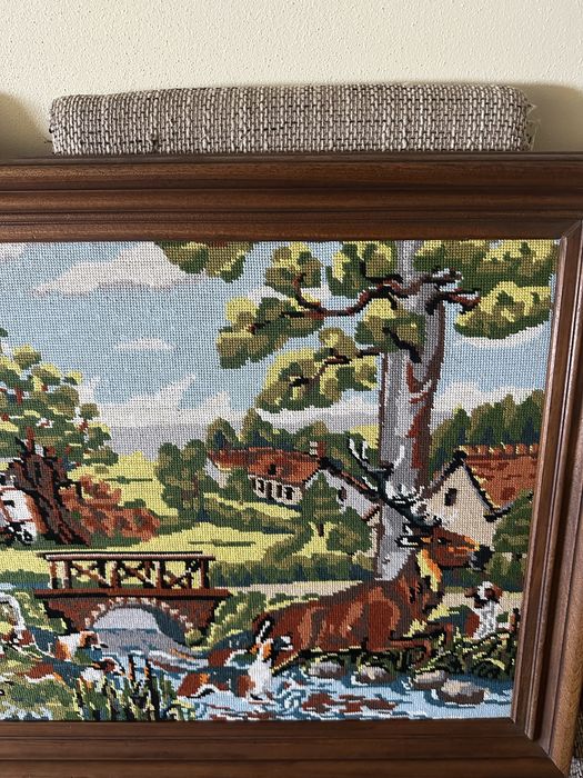 Quadro bordado a mão