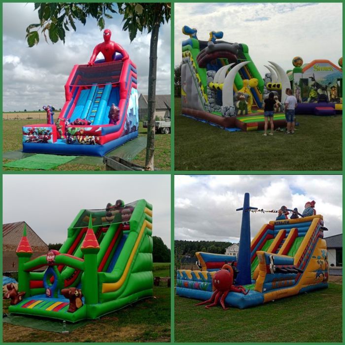 Dmuchańce zjeżdżalnie trampoliny namioty okolicznościowe