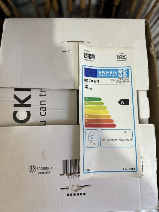 Esquentador BECKEN (NOVO) Atmosférico - Gas Natural - 10L