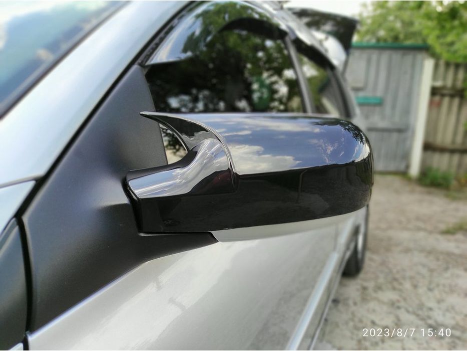 Renault Clio III 2005-2012 рр. Кришки дзеркал BMW-style (2 шт)