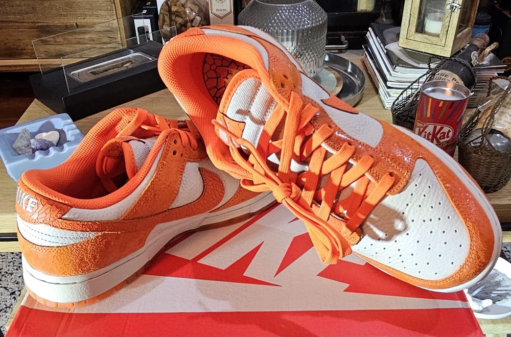 Ténis novos a estrear na caixa, Nike DUNK LOW TOTAL ORANGE, 43 europeu