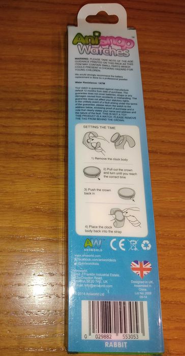 Zegarek dziecięcy Anisnap - królik