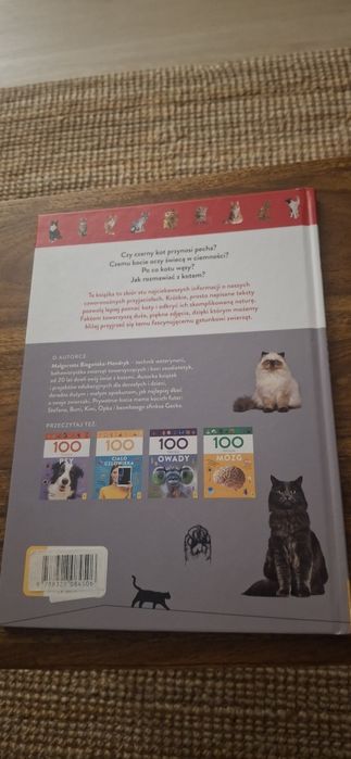 100 faktów KOTY.  Książka o kotach.