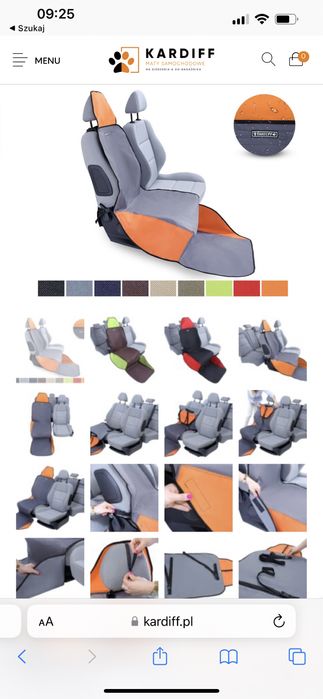 Mata samochodowa na siedzenie Kardiff nowa